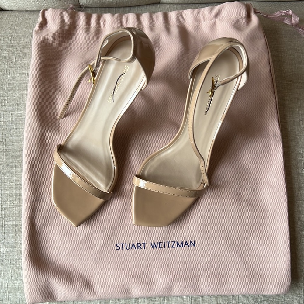 Stuart Weitzman Amelina 95 Ankle Strap Sandal - Picture 3 of 5